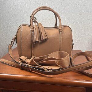 Authentic tory burch thea small satchel crossbody bag. brown 141955